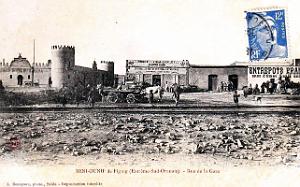 2306- Beni-Ounif - Rue de la Gare - 1919